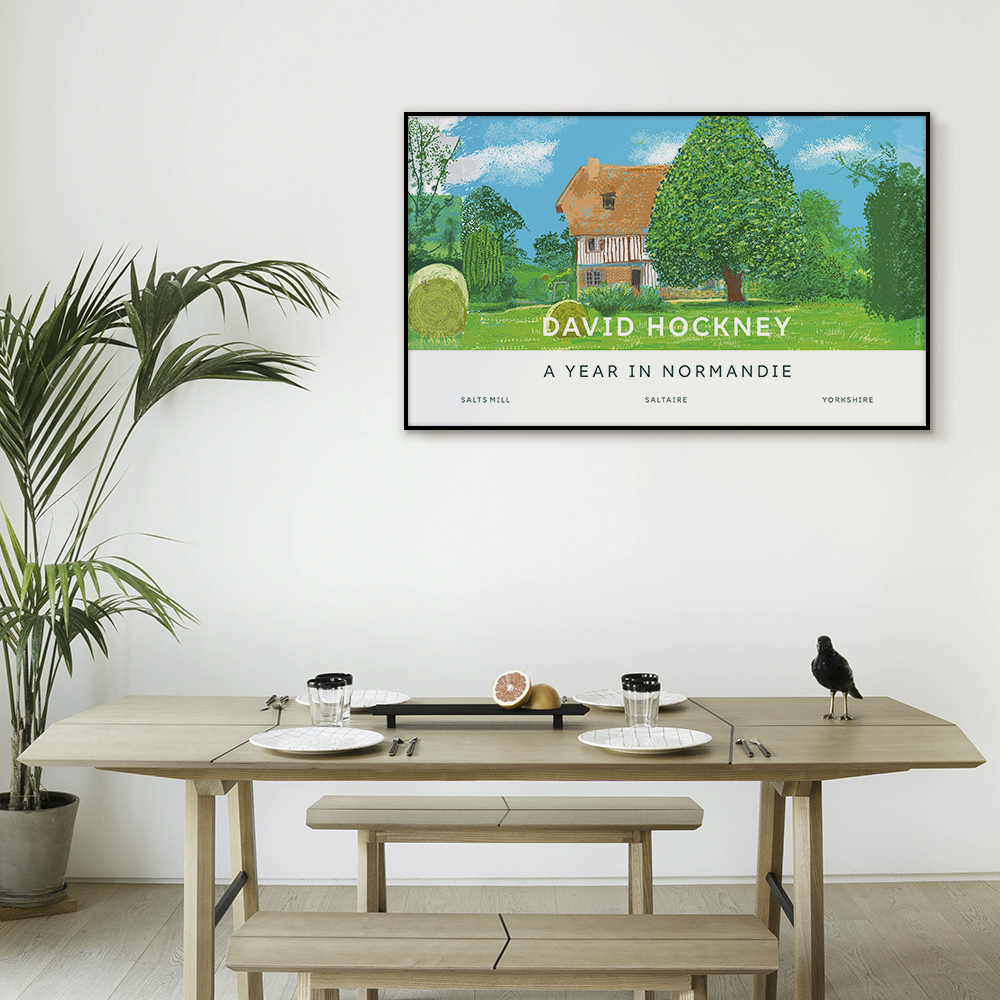 FRAME] A Year in Normandie Poster by David Hockney (House and Tree